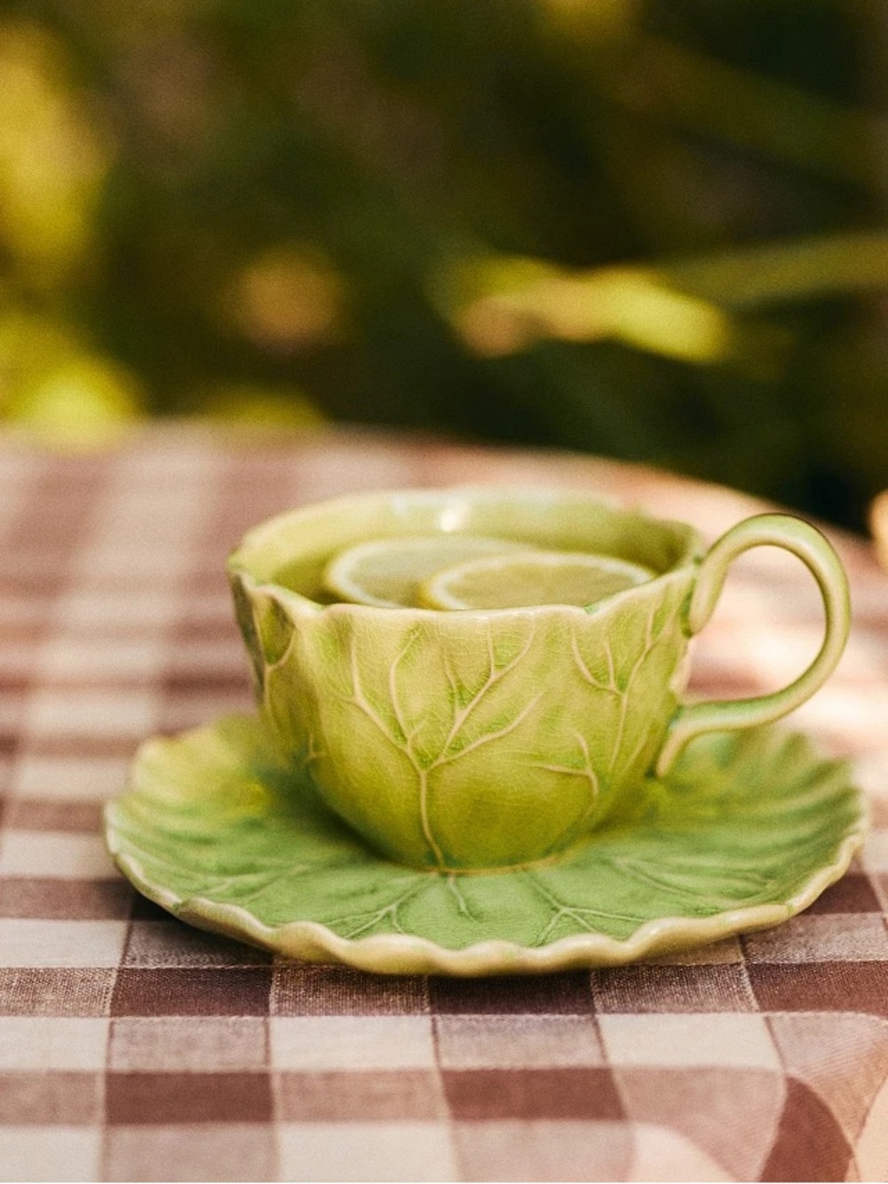 Anthropologie Teacup Saucer Set
